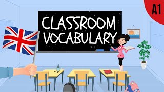 At School Classroom Vocabulary ESL English