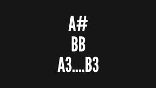 A3 Sharp & B3 Flat