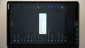 LENOVO TAB M10+ How To Open Camera Settings