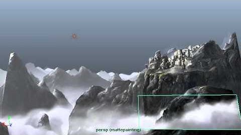 digital matte layers in maya