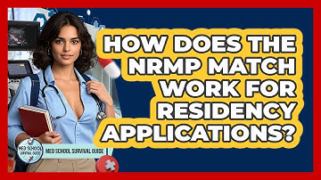 How Does The NRMP Match Work For Residency Applications? - Med School Survival Guide
