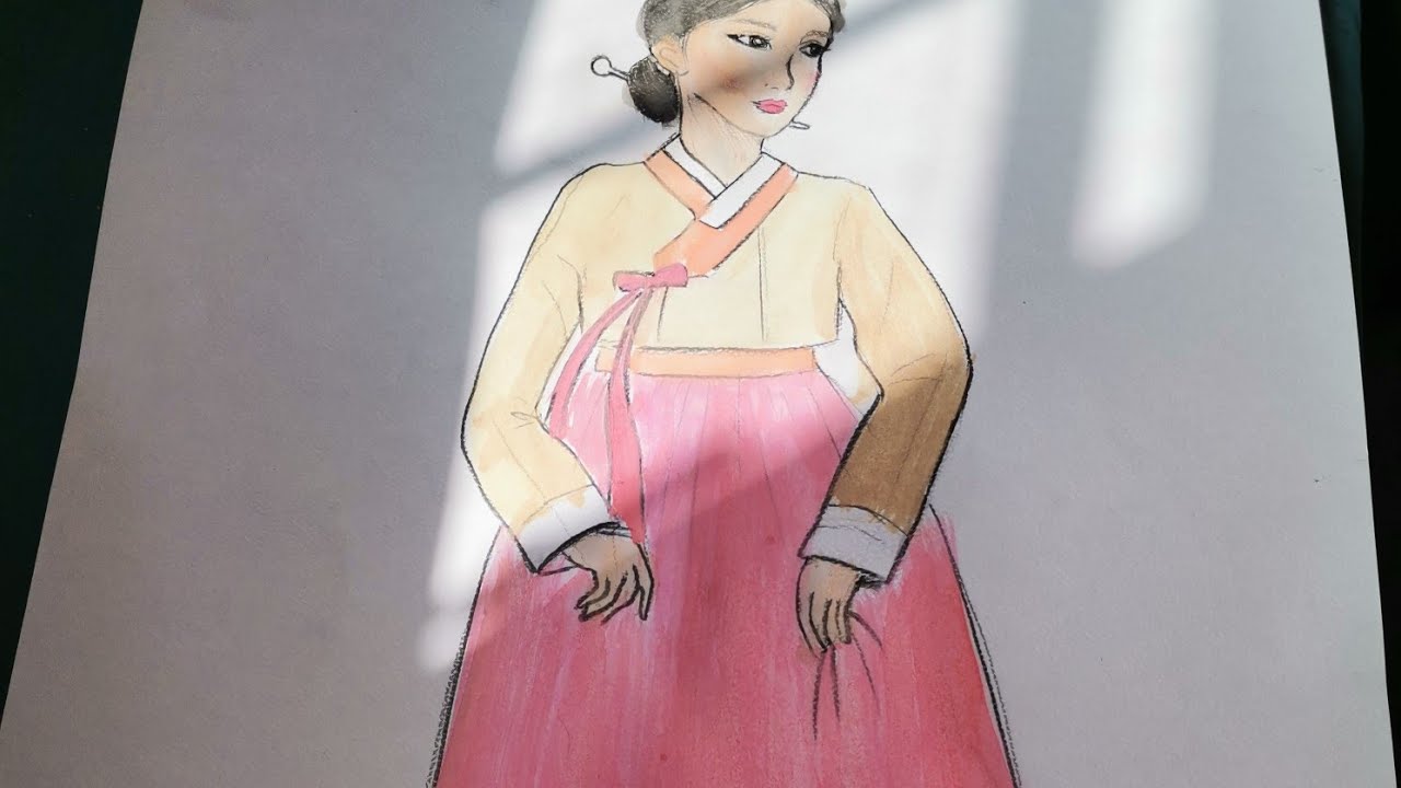 Hanbok by Rueclair on DeviantArt  Hanbok Hanbok drawing Korean art