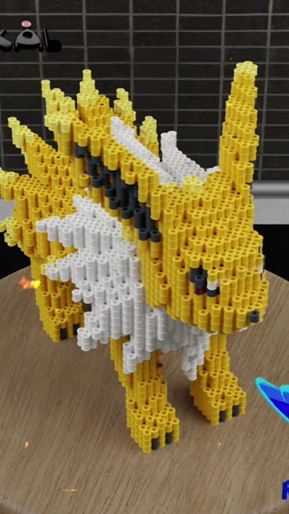 Jolteon Pokémon Pixel Art - Pix Brix Instructions 