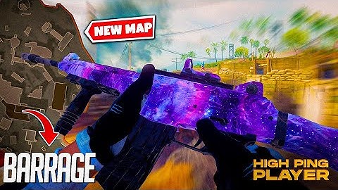 New Map Barrage BO6 Ranked Play HIGH PING PLAYER
