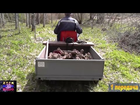 Мотоблок Салют на жигулевских колесах 3