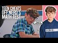 Teen Cheats Off Of Nerd's Math Test **REACTING To Myself on Dhar Mann** | Ayden Mekus