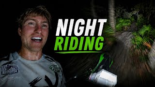 RIDING MY DIRTBIKE AT NIGHT 