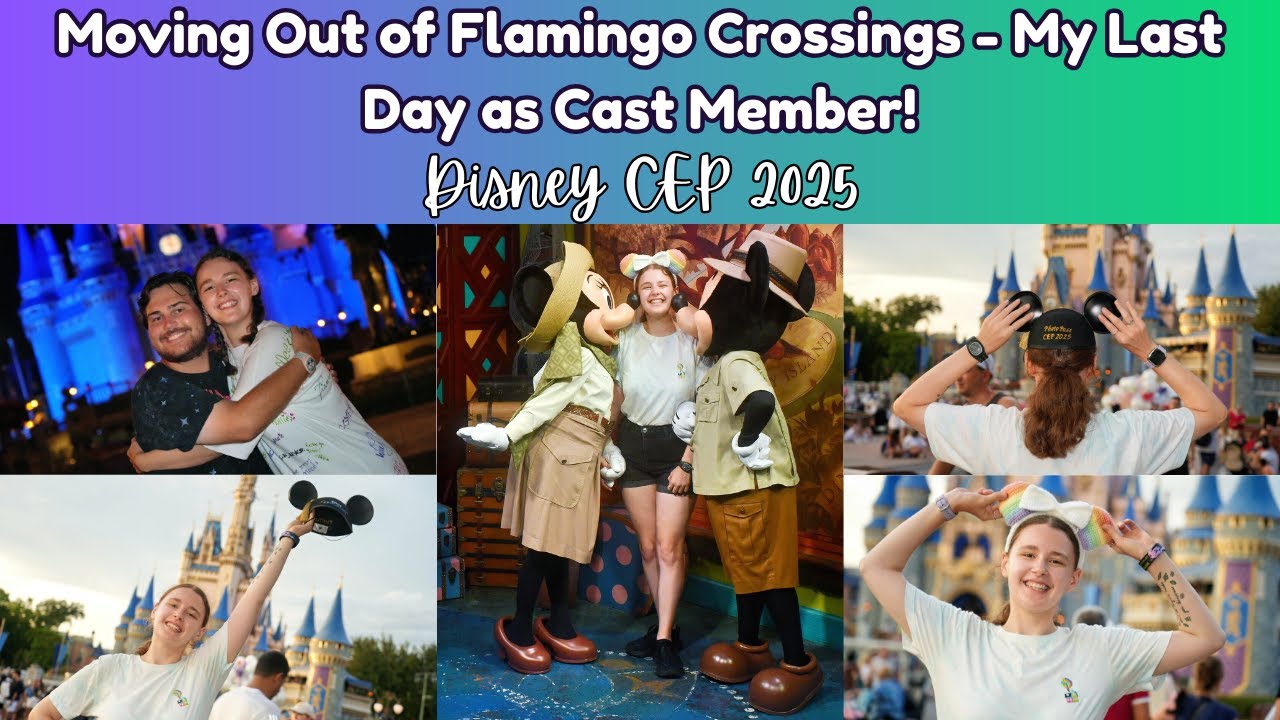 Goodbye Flamingo Crossings - Last Day as a Disney Cast Member| Disney Cultural Exchange Program 2025