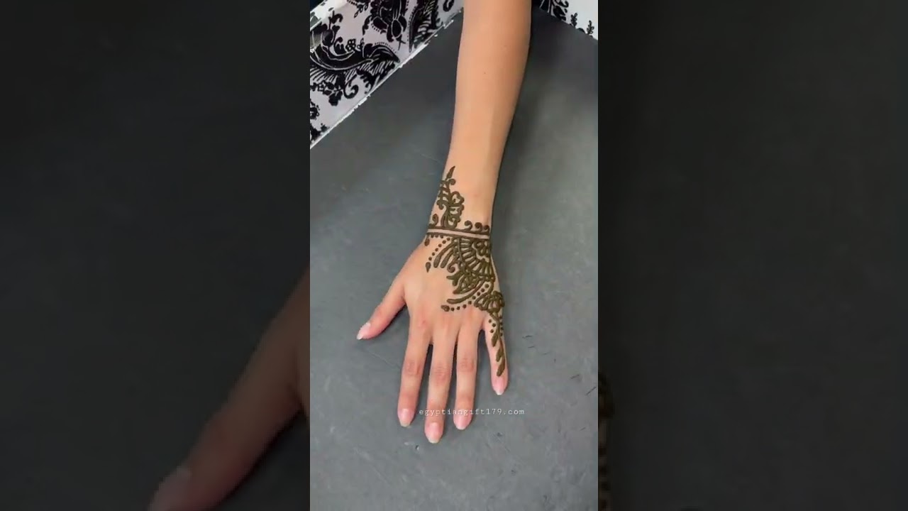 henna temporary tattoo in our store YouTube