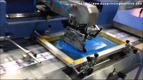 DOPSING SPE-3000 5 colors label ribbons fully automatic screen printing machine