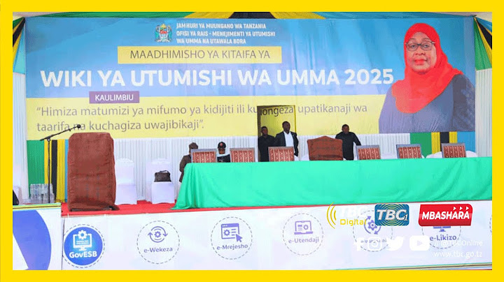 🔴#TBCLIVE: KILELE CHA MAADHIMISHO YA WIKI YA UTUMISHI WA UMMA NA UZINDUZI WA MIFUMO YA KIDIJITI