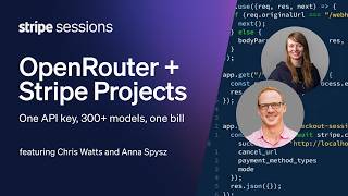 OpenRouter + Stripe Projects: One API key, 300+ models, one bill