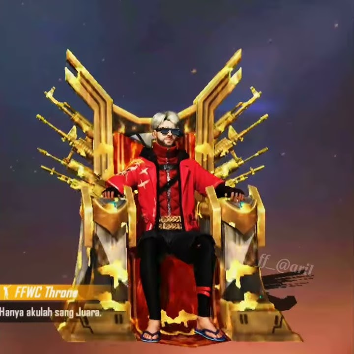 Vidio free fire ganti baju pakai emot keren tarbaru/garena free fire