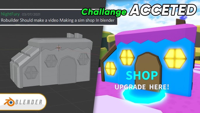 Create a fully tested roblox 3d building using blender by Goldistudio