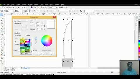 how can draw knife in corel draw | drawing in corel draw