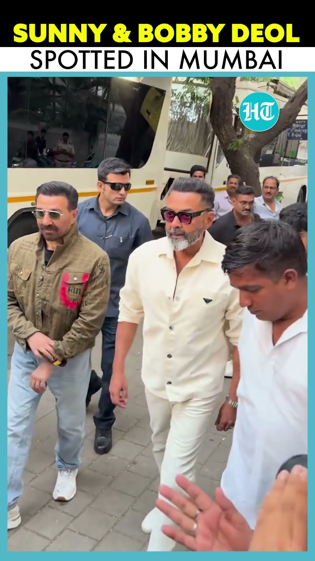 Sunny \u0026 Bobby Deol Make Stylish Appearance In Mumbai