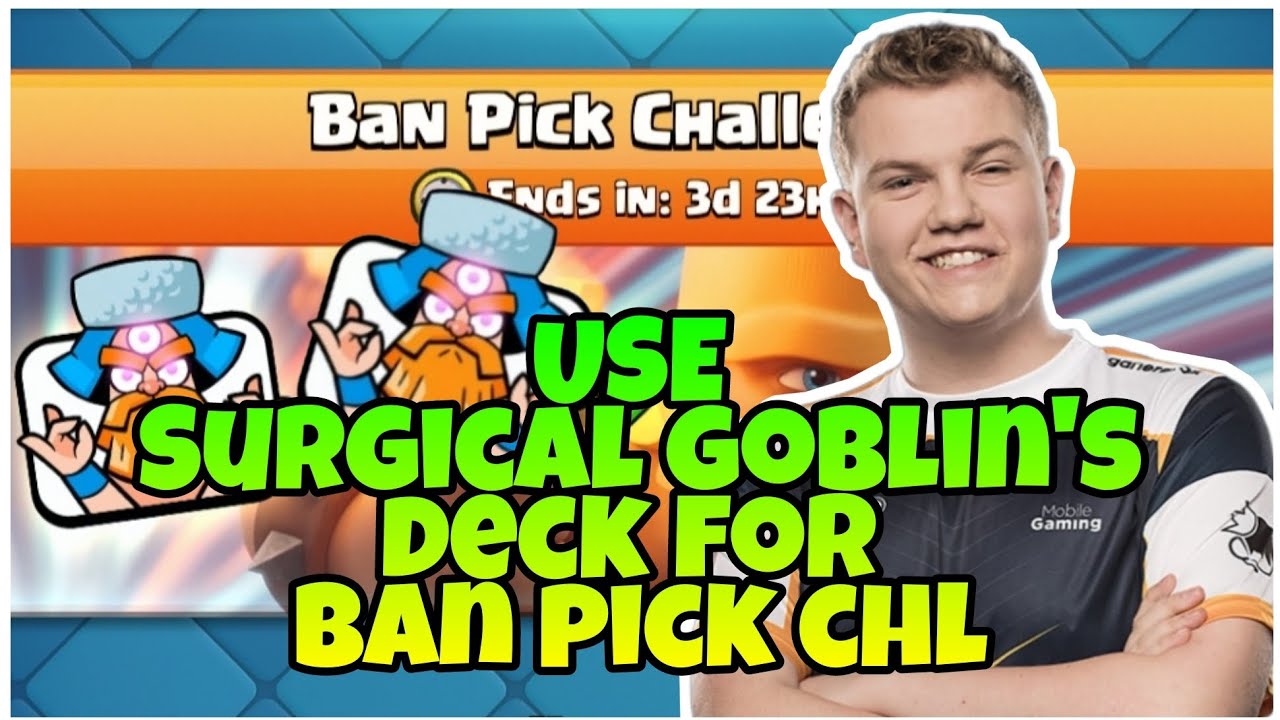 Picking challenge. Deck bans. Pick ban Maps.