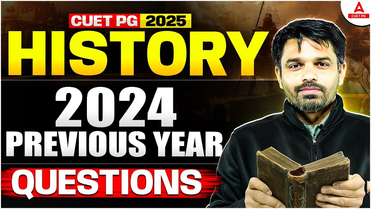 CUET PG 2025 | MA History Previous Year Question | CUET PG History 2024 Complete paper Solution
