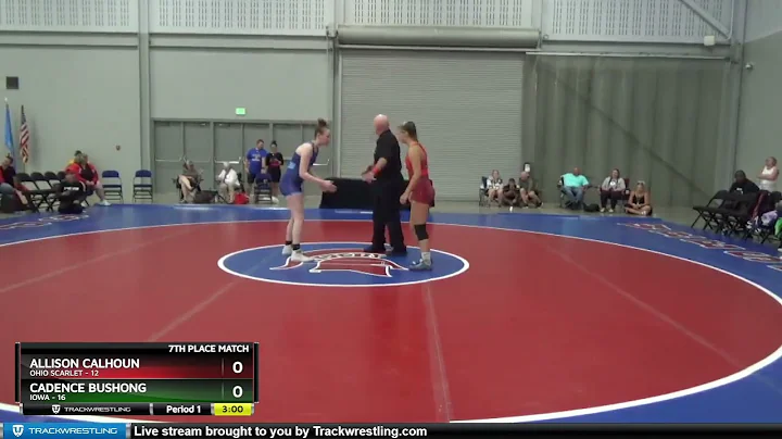 138 Lbs Placement Matches (8 Team) - Allison Calho...