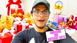 Unboxing 100 Birthday Gifts 🎁