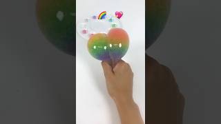 🌈+💖무지개 하트 개구리알 만들기_Rainbow Orbeez Heart with nano tape