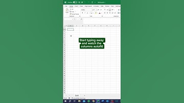 VBA AutoFit in Excel‼️#excel #exceltips #exceltricks #spreadsheets #finance #workhacks #tutorials