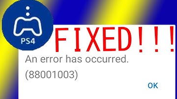 How to FIX Remote Play (88001003) ERROR!