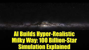 AI Builds Hyper-Realistic Milky Way: 100 Billion-Star Simulation Explained