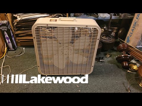 Lakewood 20インチ ボックスファン USA ビンテージ Lakewood 20