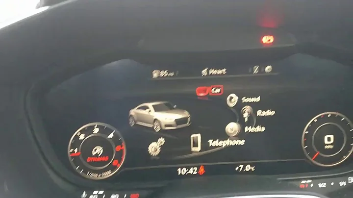 New Audi TT service message reset.