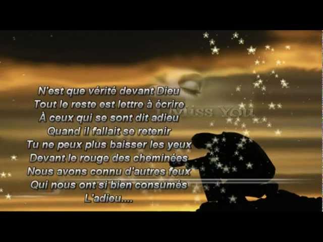 Sous Les Vents De Neptune Film Complet Youtube Garou Seul Tekst