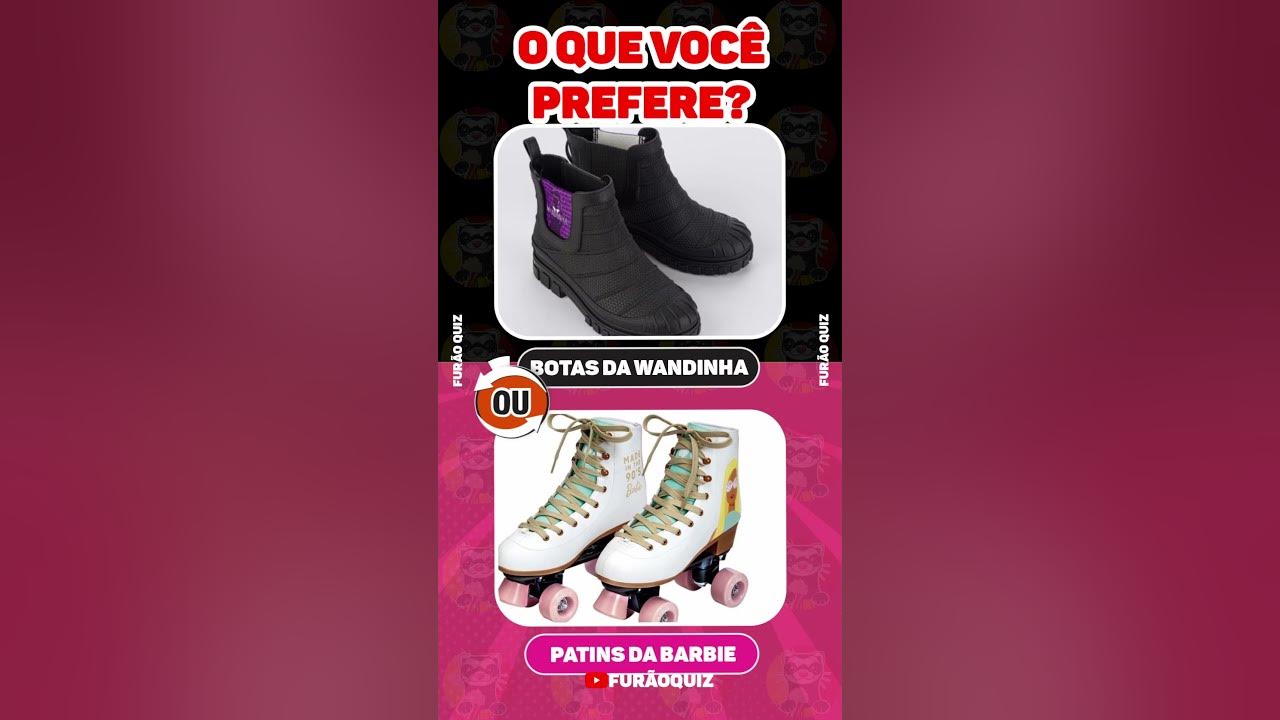 Wandinha vs Barbie #escolha #brincadeira #vs #quiz #brincadeiras