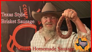 How To Make Texas Brisket Sausage | Homemade Sausage Recipes | Artisan Charcuterie