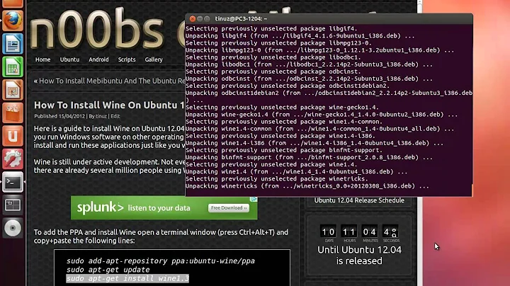 Installing Wine On Ubuntu 12.04