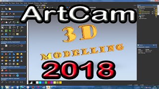 : Artcam 2018.   . 3D 