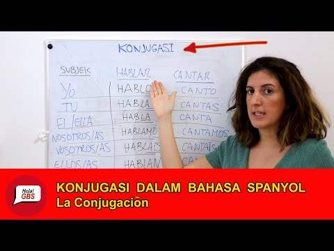 KONJUGASI DALAM BAHASA SPANYOL || PENTING UNTUK BELAJAR BAHASA SPANYOL