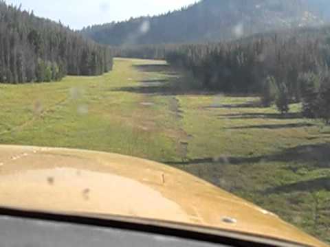Landing at Root Ranch, Idaho