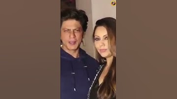 Shahrukh Khan and Gauri Khan beautiful lovely couple #shorts #sharukhkhan #gaurikhan #srk #srkgauri