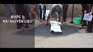 Hướng dẫn thi công bê tông nhựa nguội carboncor Asphalt thủ công đơn giản