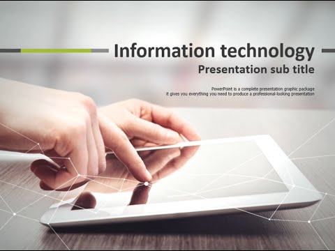 technology animated powerpoint template youtube