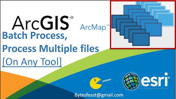 ArcGIS Batch Processing (MULTIPLE FILES) - Run Any Tool On Multiple Files