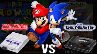 Super Nintendo vs Sega Genesis - The Original Console War