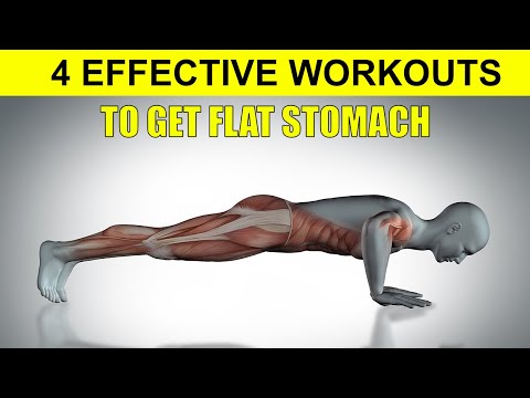 Video: Hvordan Oppnå En Flat Mage: 4 Effektive øvelser