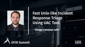 Fast Unix-like Incident Response Triage Using UAC Tool