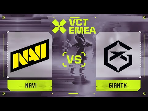NAVI vs GiantX | Карта 2 | VCT 2025: EMEA Stage 1