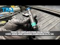 How to Replace Fuel Injectors 1999-2004 Jeep Grand Cherokee 47L V8
