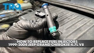 How to Replace Fuel Injectors 1999-2004 Jeep Grand Cherokee 4.7L V8