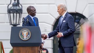 "THANKS FOR INVITING ME TO AMERICA" LISTEN TO RUTO'S THANKFUL MESSAGE TO JOE BIDEN AT WHITEHOUSE.
