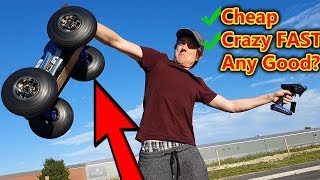 Way Too Fast **Crash** Cheapish RC Car GPS Speed Runs