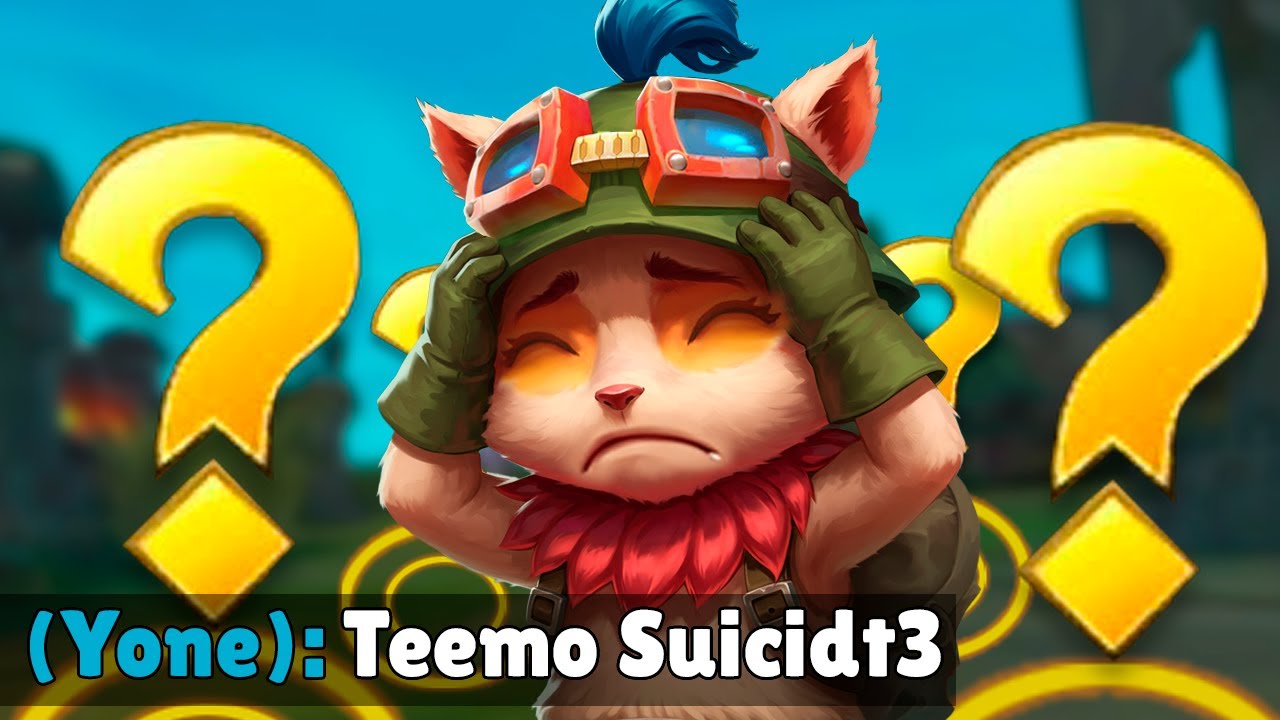¡Me DICE que me SUICID3! Por JUGAR con TEEMO JUNGLA🤮